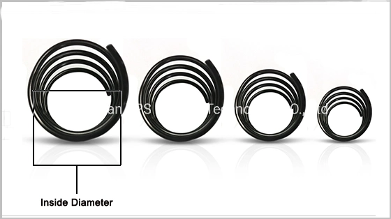 YPS Multiple Colors PET Plastic Spiral